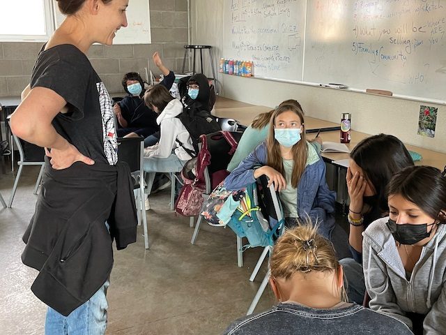 teach and students