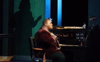 Reginald Smith, Jr. (Scarpia), photo by Curtis Brown for the Santa Fe