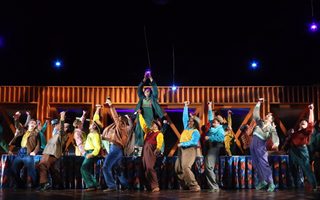 The Santa Fe Opera Chorus; photo by Curtis Brown for the Santa Fe Opera