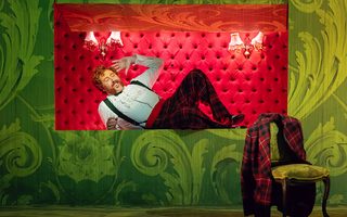 Matthew Rose (Baron Ochs), photo by Curtis Brown for the Santa Fe Opera
