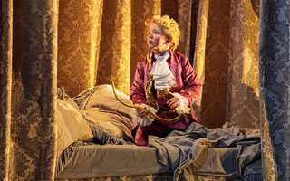 Maximilian Moore (Cupid), photo by Curtis Brown for the Santa Fe Opera